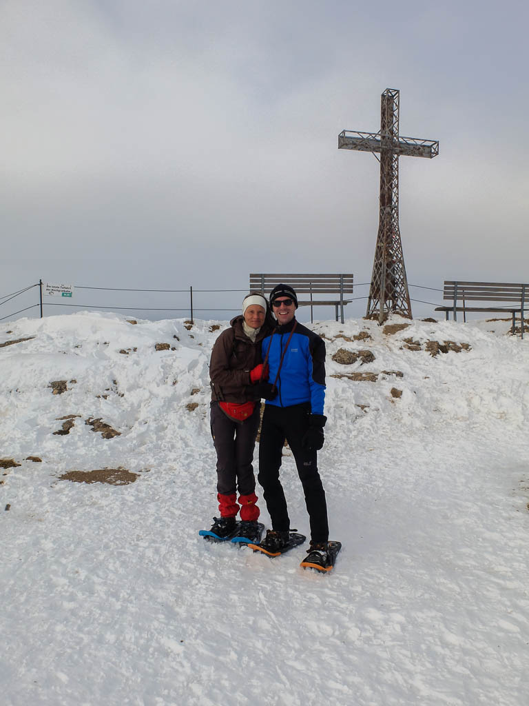 Schneeschuhwanderung auf den Gipfel des Hochgrats