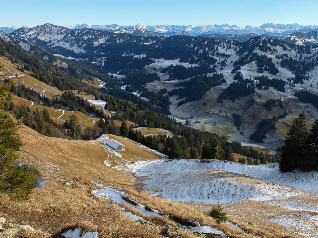 Vom Alpengasthof Hörmoos auf den Gipfel des Falken