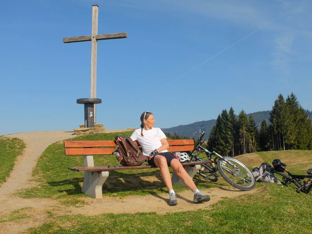 Mit dem Fahrrad auf den Hündle