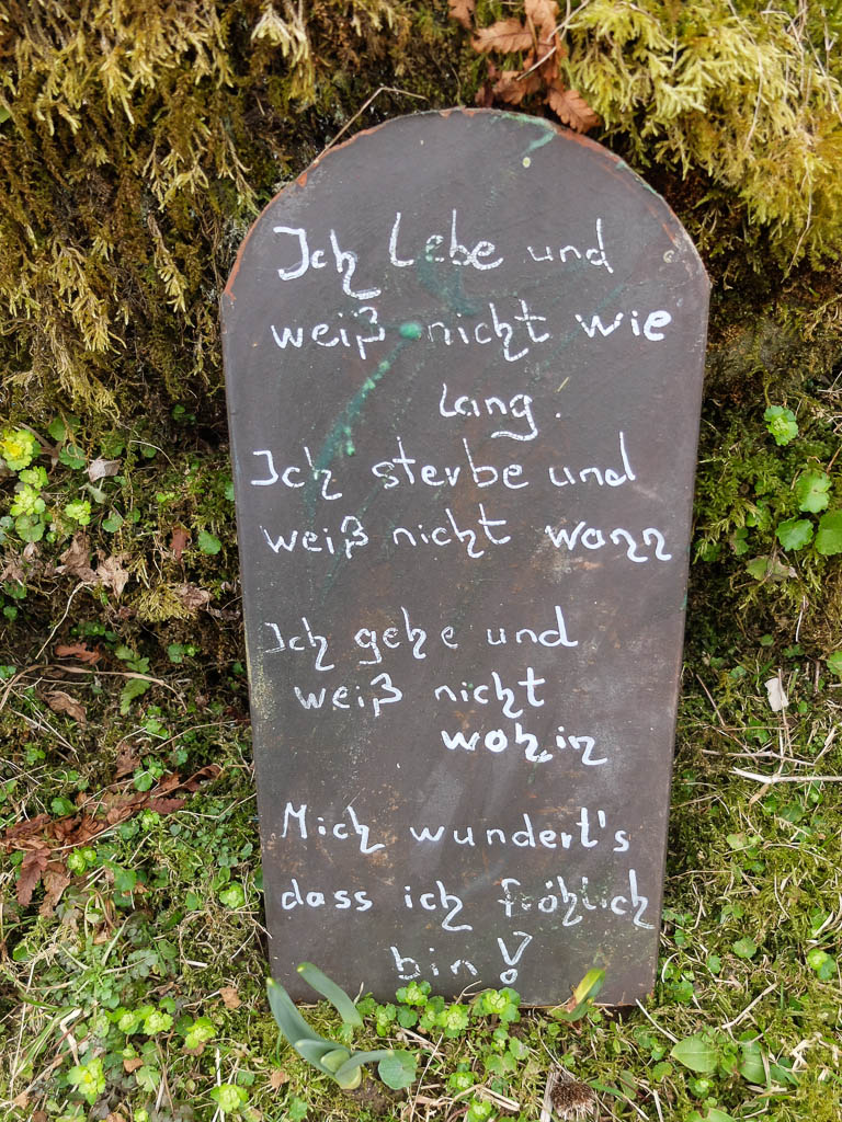 Ein Fundstück am Wegesrand