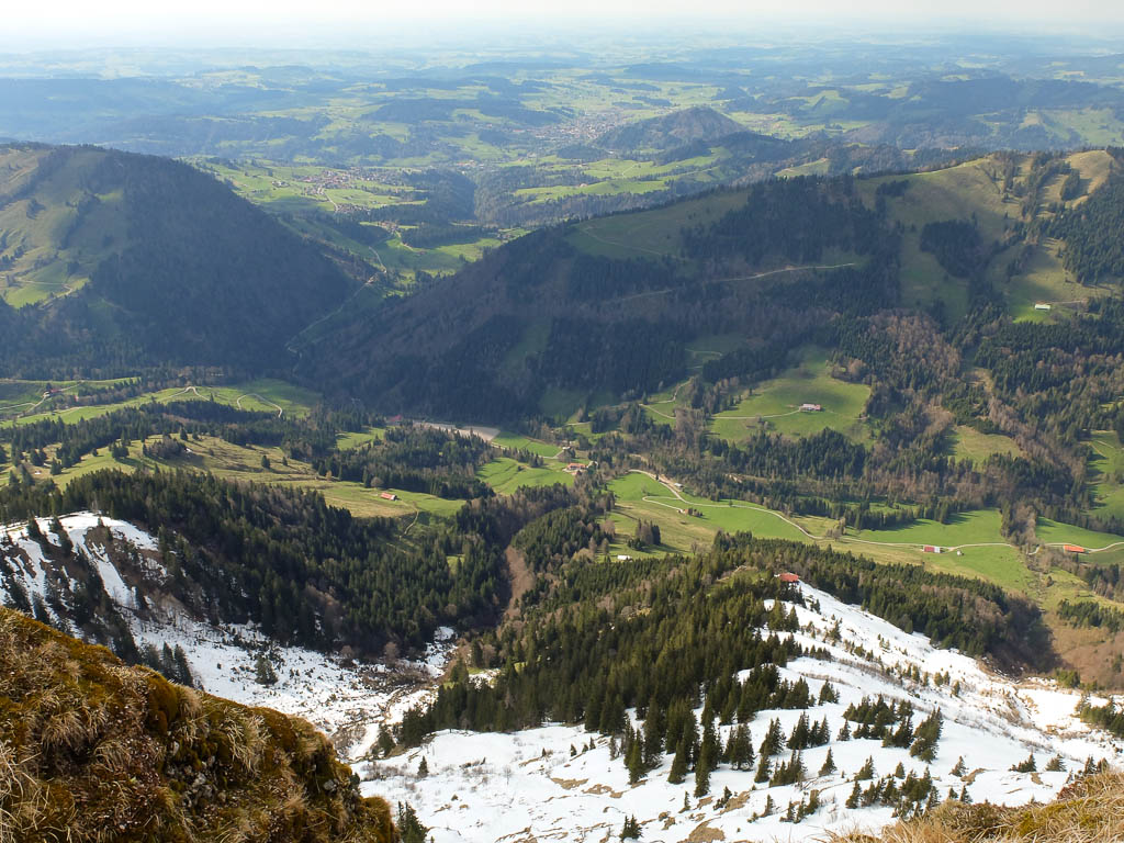 Wanderung zum Gipfel des Hochgrats