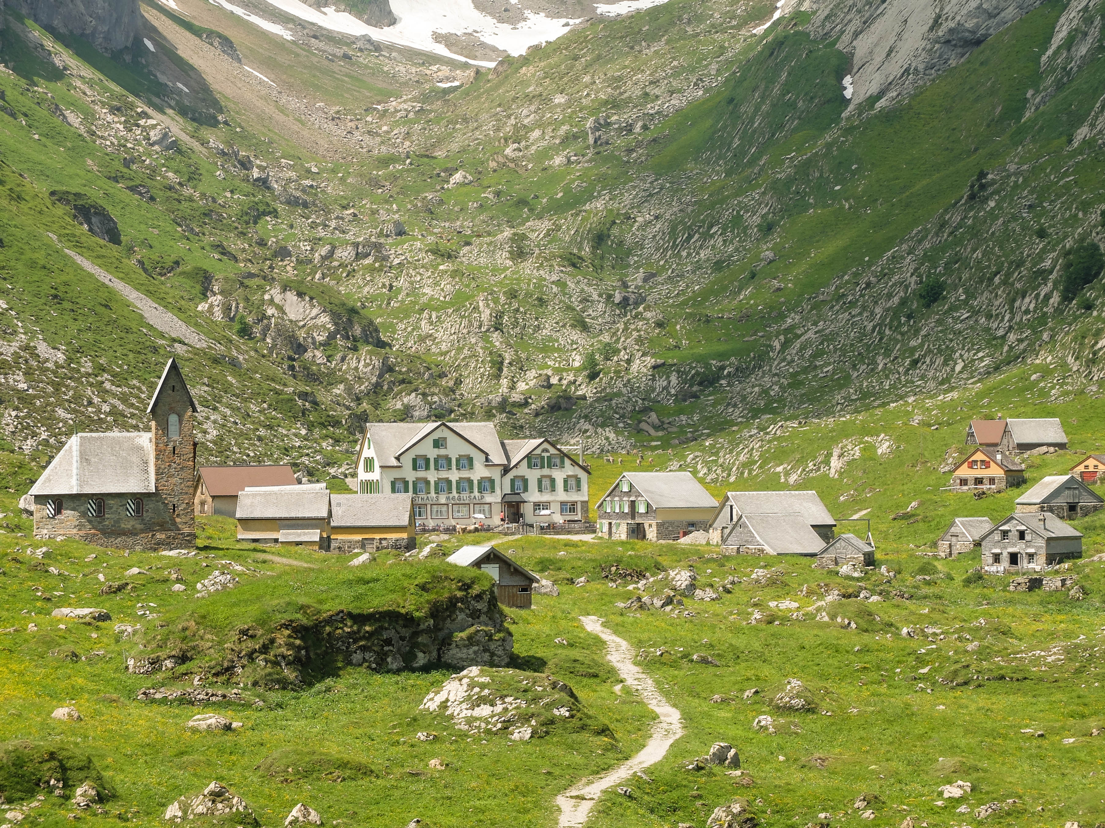 Auf dem Schrennenweg zur Meglisalp