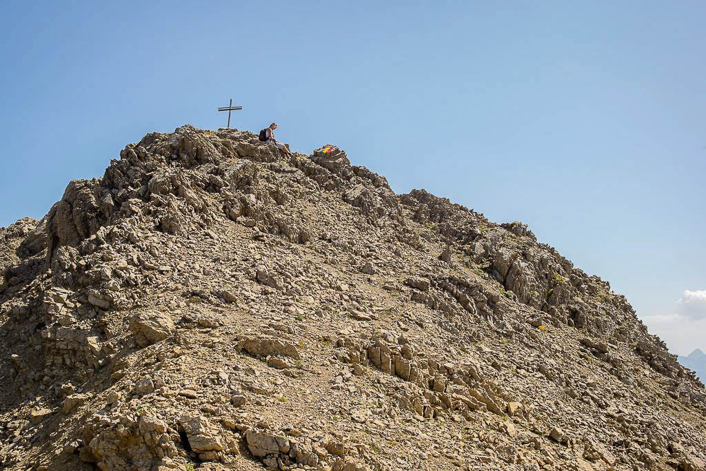 Aufstieg zum Piz Linard, dem zweiten Hausberg von Lenz
