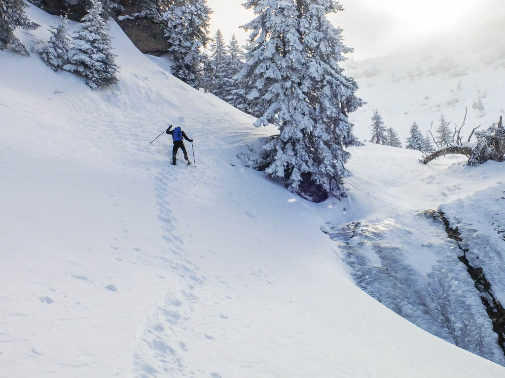 Winterbegehung der Brunnenauscharte