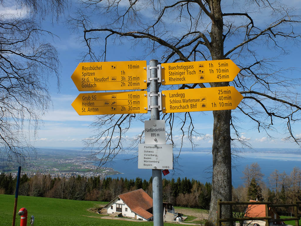 Von Rorschach zum Fünfländerblick