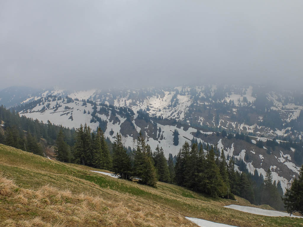 Den Hochgratwanderweg hinauf und wieder hinunter