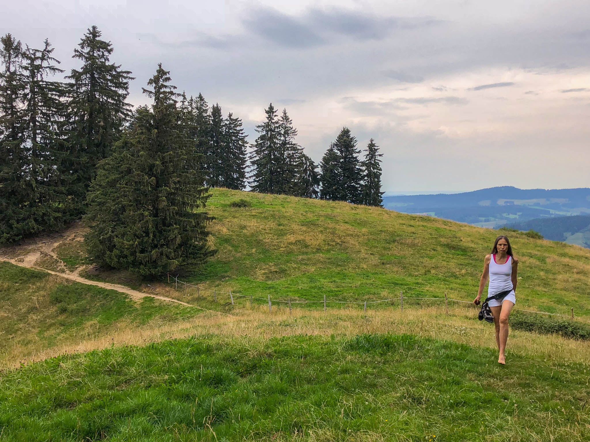 Barfuß über die Kalzhofner Höhe