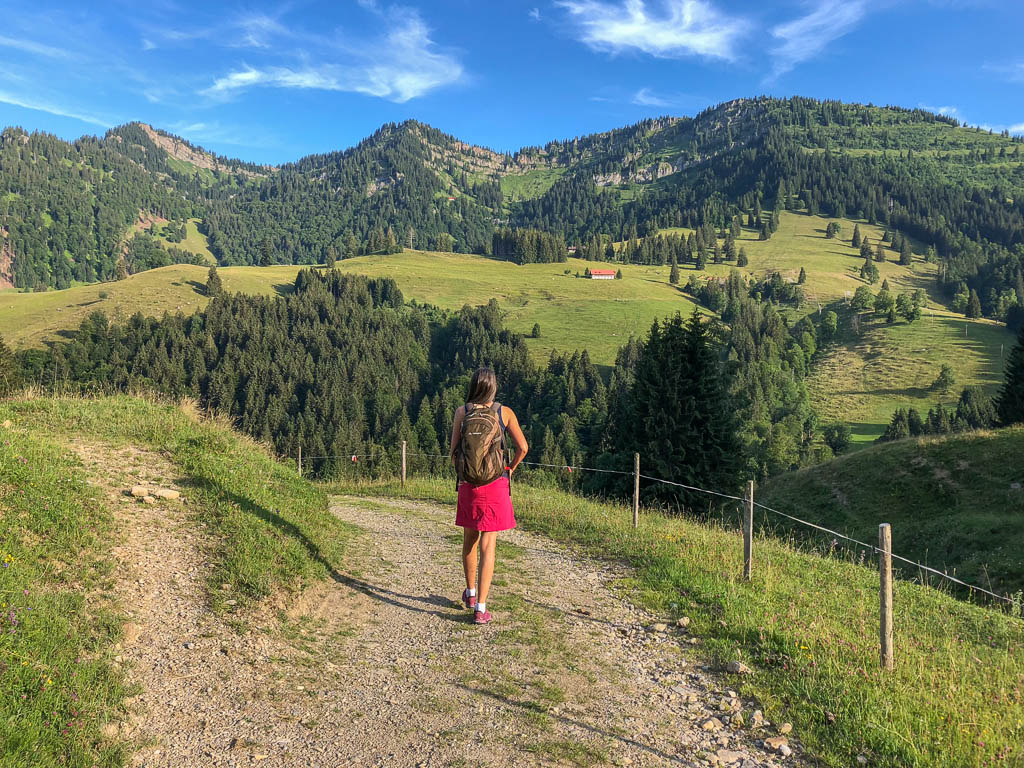 Eine abendliche Wanderung rund um den Imbergkamm