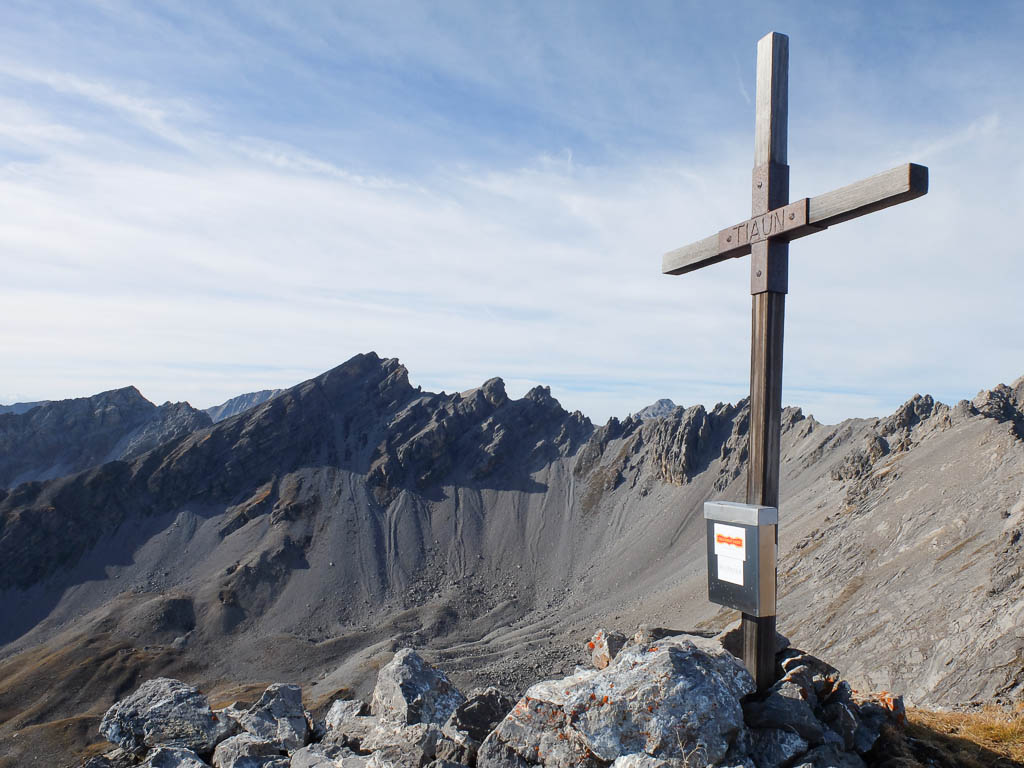 Von Schmitten aus auf den 2705 Meter hohen Tiaun