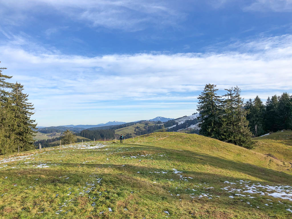 Sonntagswanderung über Muttener und Kalzhofener Höhe
