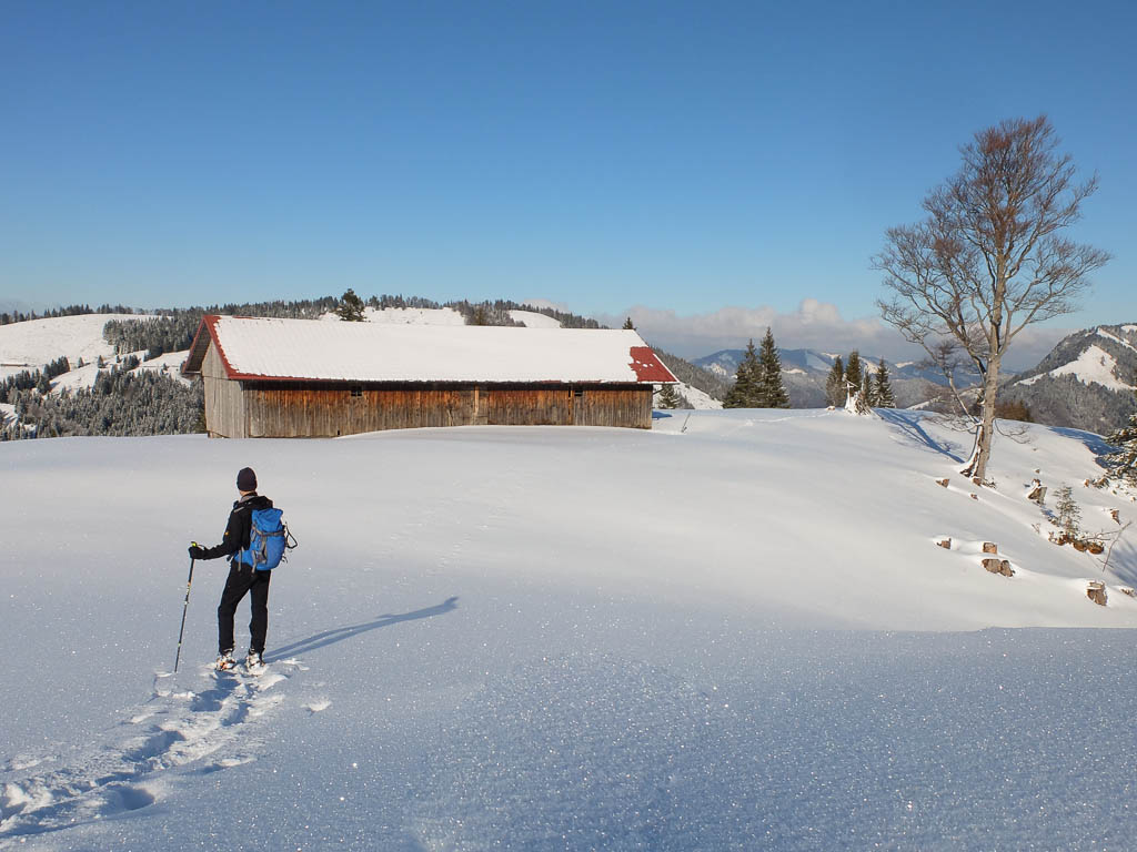 Eine Schneeschuhwanderung