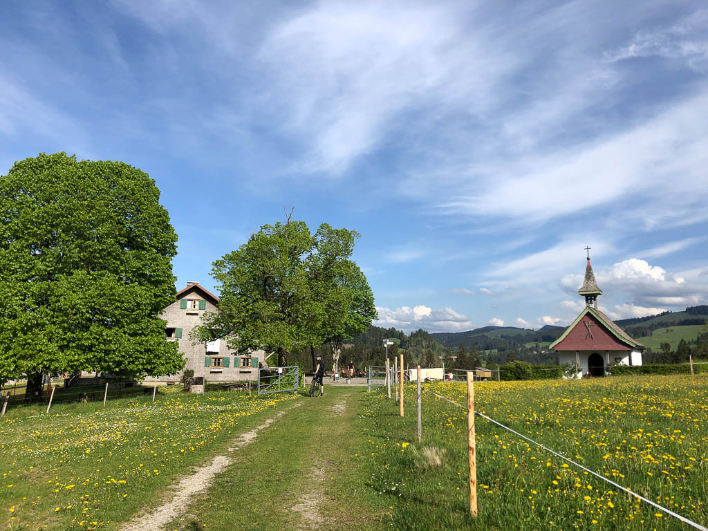 Kleine Fahrradtour über Eberatshofen und Königs-Alpe
