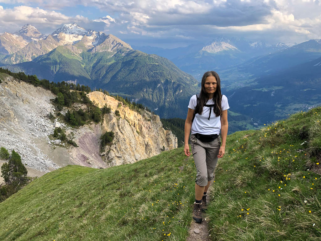 Abendlicher Aufstieg nach Scasaluir