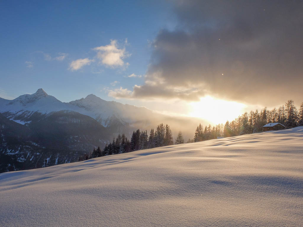 Schneeschuhwanderung über Raglauna, Zaplina und Schmittner Alp