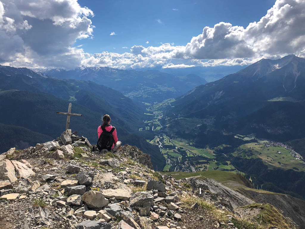 Von Schmitten aus auf den Muchetta