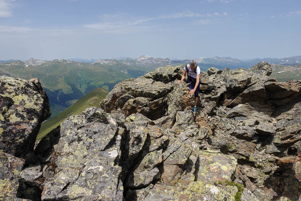 Rinerhorn, Marchhüreli und Überschreitung des Leidbachhorns von Nord nach Süd