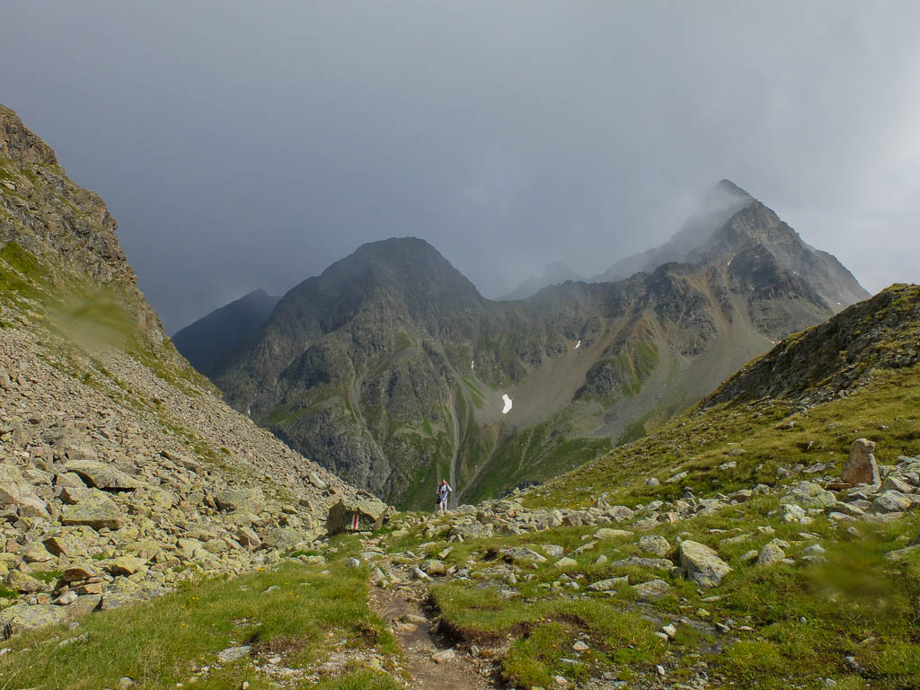 Von Spinas über die Fuorcla Crap Alv nach Preda