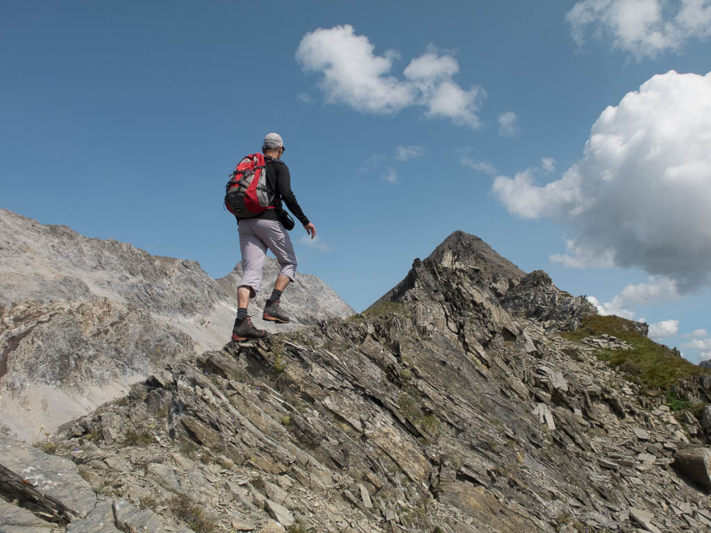 Aufstieg zum Igl Compass über den Westgrat, ein Versuch