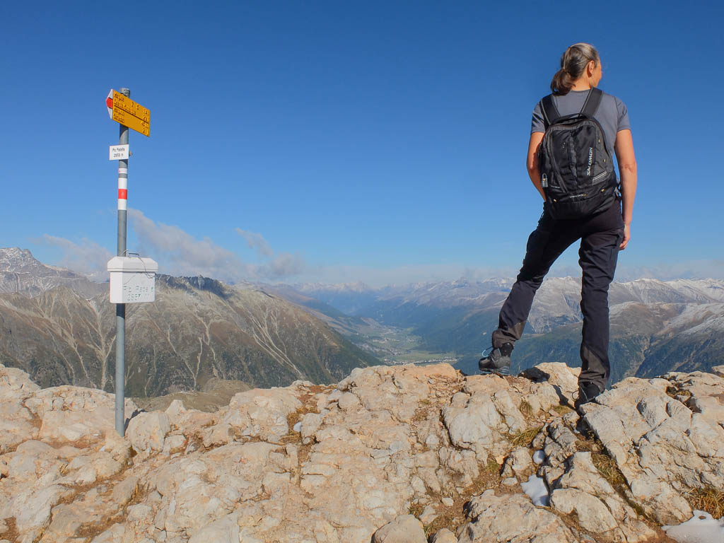 Piz Padella mit Aufstiegshilfe
