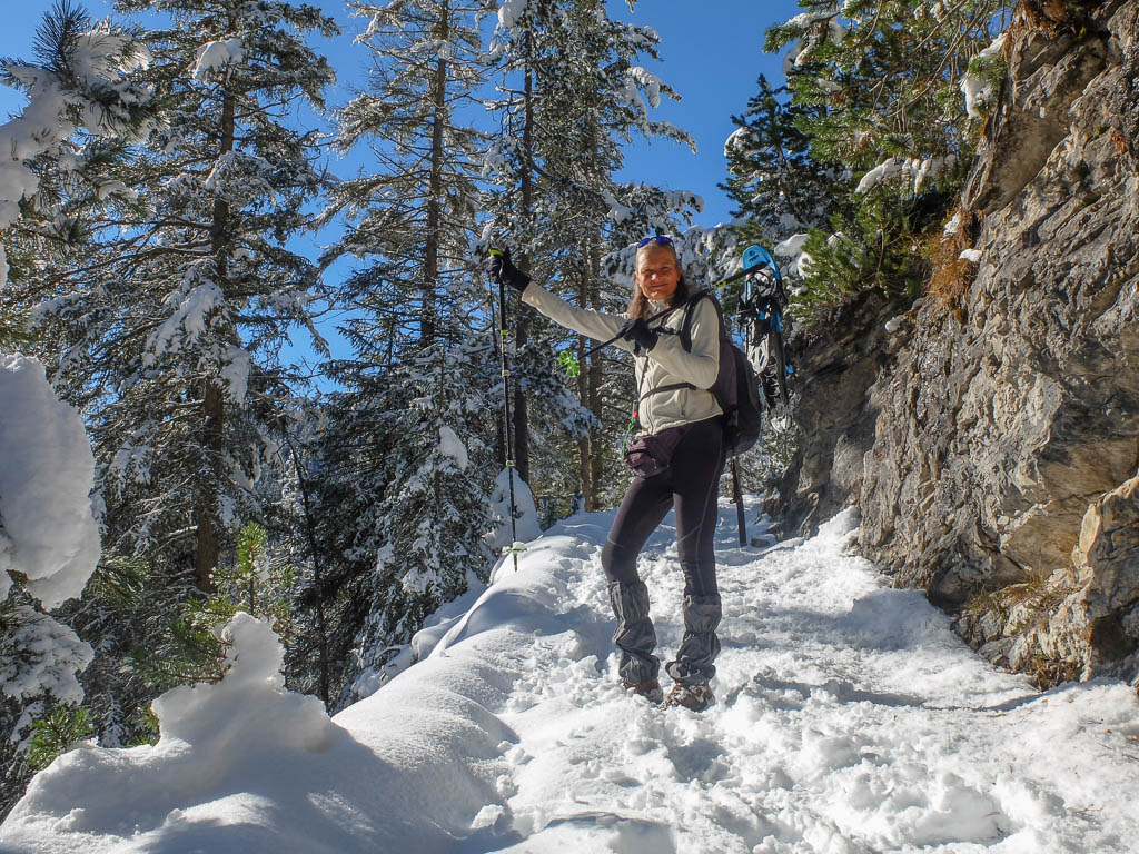 Eine Schneeschuhwanderung über Acla, Zaplina und Schmittner Alp