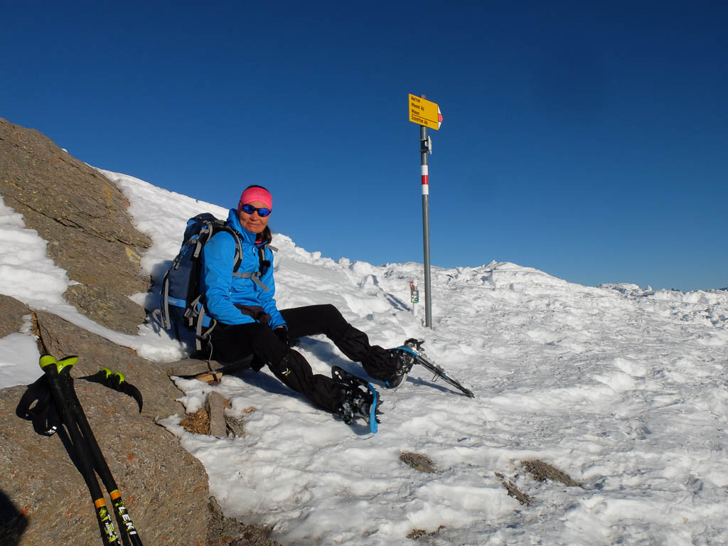 Winterbesteigung des Sandhubels